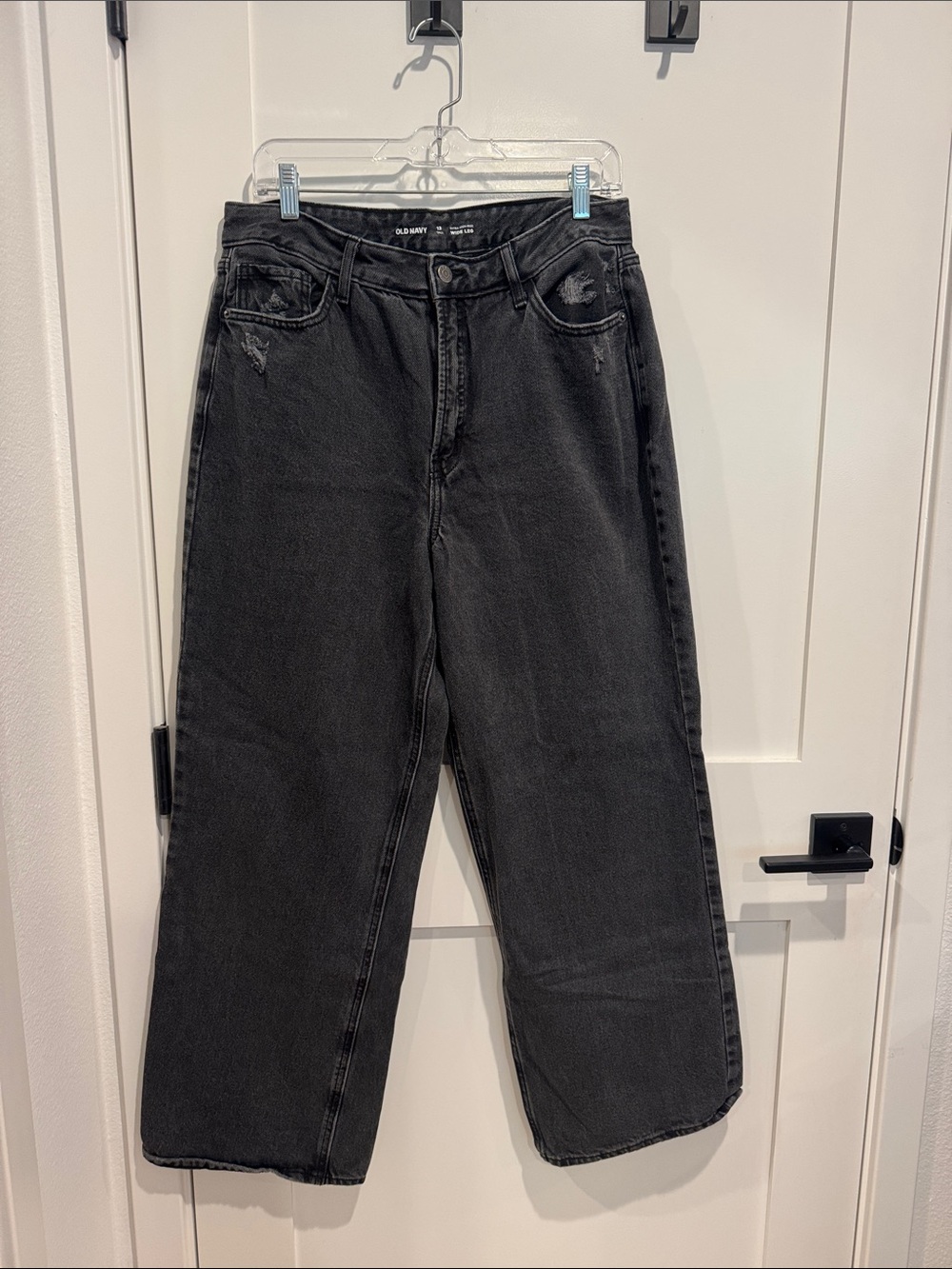 Old Navy Black Extra High-Rise Wide Leg